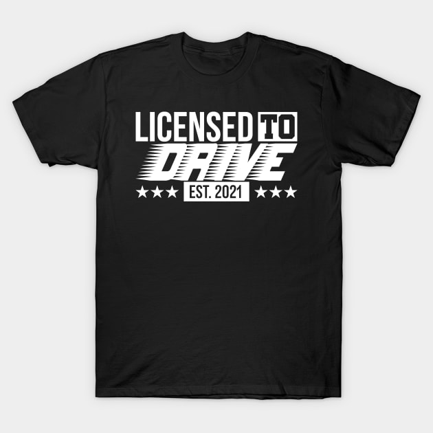 Passing Driving License 2021 gift passed driving test | driver's license T-Shirt by reckmeck